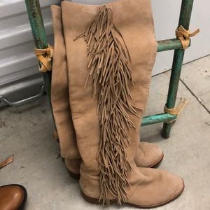 Sam Edelman fringe boots